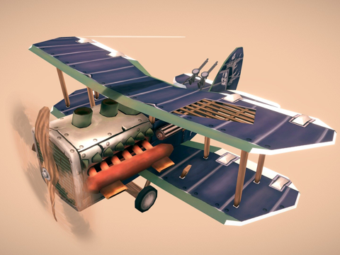  一战飞机 - NINAK3d模型 