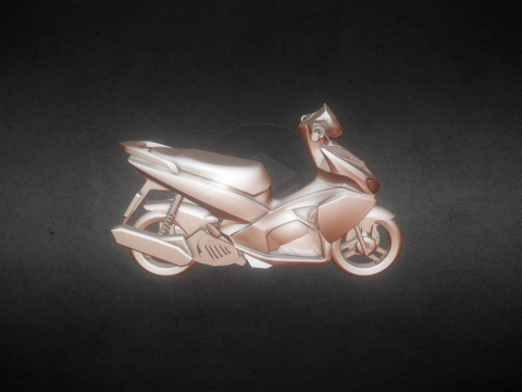  三维模型本田AirBlade 2016款3d模型 