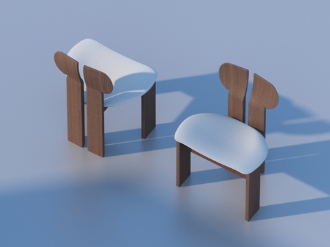  椅 椅子 会议椅 培训椅 餐椅3d模型 