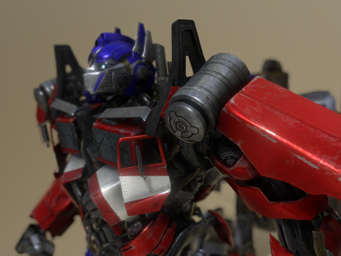  擎天柱G1-人类联盟版3d模型 