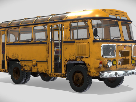  巴士 PAZ-6723d模型 