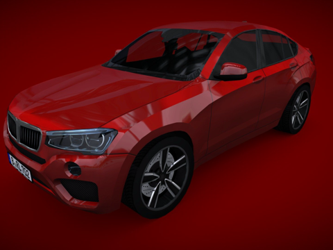  低多边形通用 SUV3d模型 