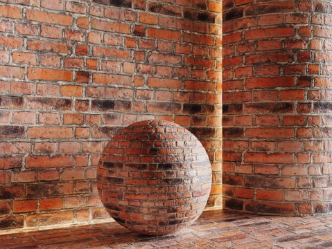  现代砖墙 红砖墙 仿古砖墙 文化砖墙 工业砖墙3d模型 