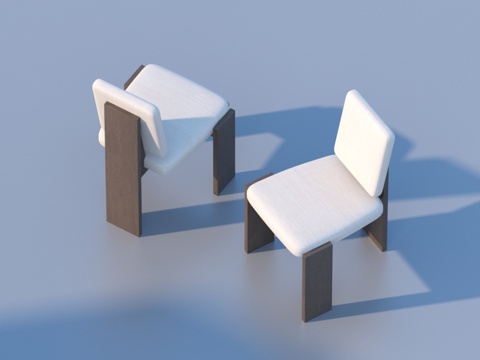  椅 椅子 会议椅 培训椅 餐椅3d模型 