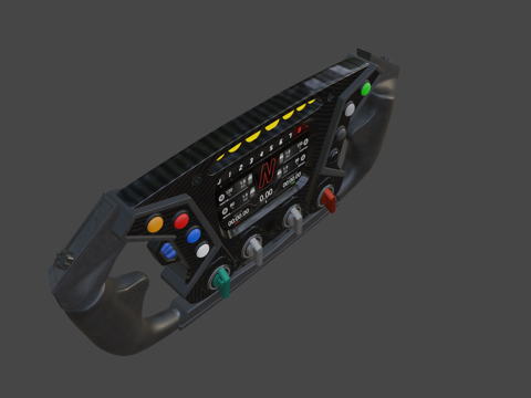  赛车方向盘 - 兰博基尼Essenza SCV123d模型 