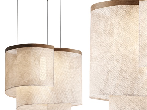  现代吊灯3d模型 