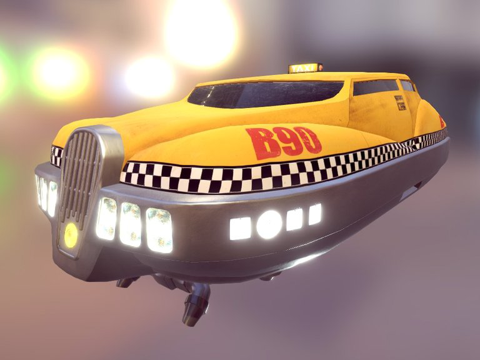  第五元素 - 科本的出租车（进行中）3d模型 