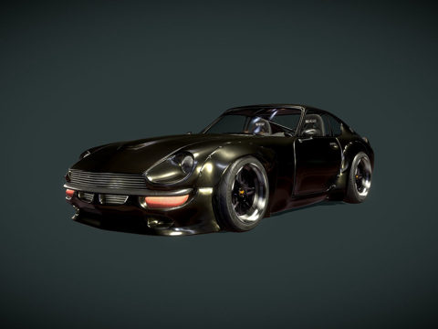  日产240z火箭兔3d模型 