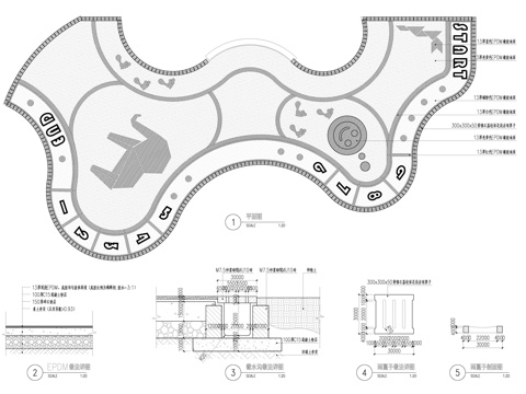 儿童公园cad施工图