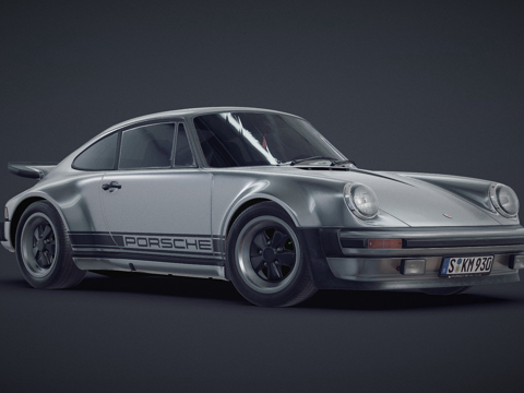  款保时捷911卡雷拉RS3d模型 