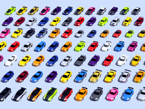  风格化 - 漂移汽车包3d模型 