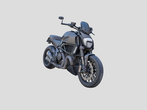 杜卡迪大魔鬼 - 网站版本3d模型 