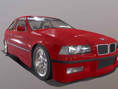  宝马E36 318ti3d模型 