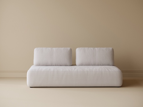 现代双人沙发su模型