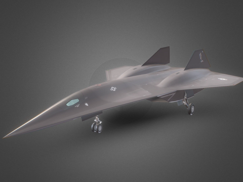  SR 72 暗星3d模型 