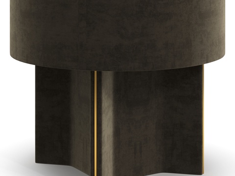 现代简约床头柜 床头柜 简约床头柜 矮柜 装饰柜3d模型