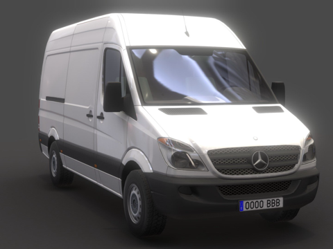  梅赛德斯-奔驰斯宾特2013款3d模型 