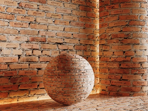 现代砖墙 红砖墙 仿古砖墙 文化砖墙 工业砖墙su模型