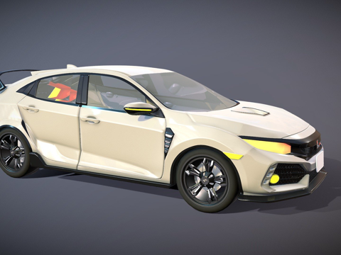  本田思域Type-R3d模型 