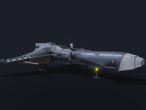  飞船警惕A-6203d模型 