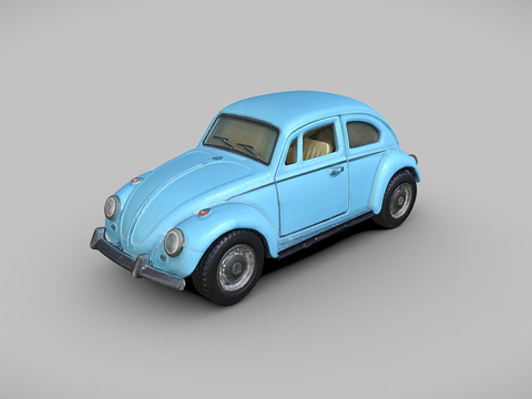  大众甲壳虫'67玩具车3d模型 