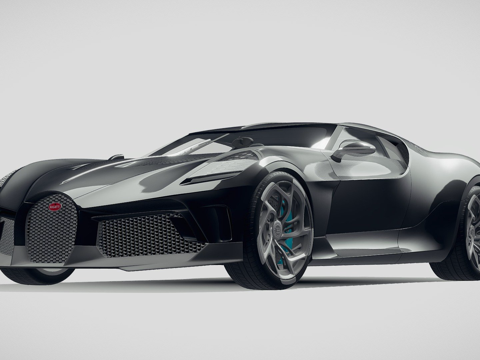  布加迪 La Voiture Noire 20193d模型 