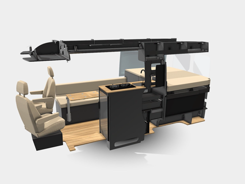  设计6 - 克拉夫特露营车进化设计3d模型 