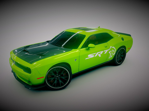  道奇挑战者3d模型 