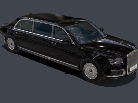  阿鲁斯参议院豪华轿车3d模型 