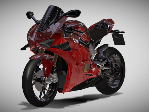  杜卡迪v4r3d模型 