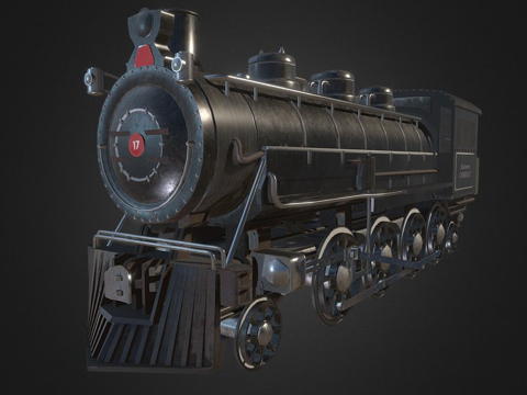  蒸汽火车[基于BR 86型]3d模型 