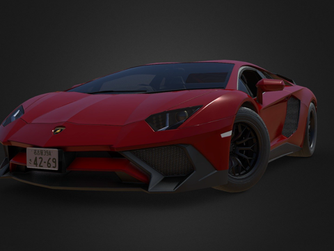  兰博基尼埃文塔多LP 750-43d模型 