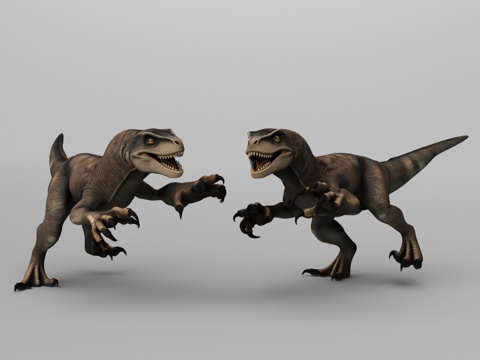  侏罗纪咆哮3d模型 