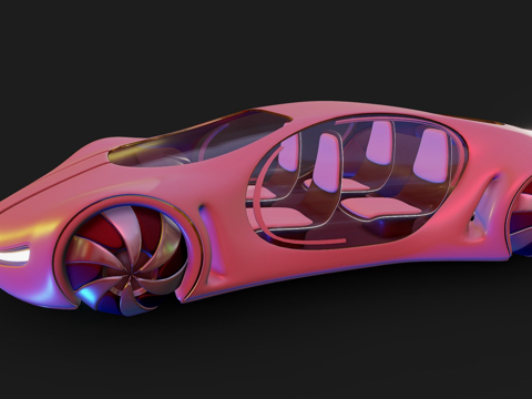  未来汽车 343d模型 