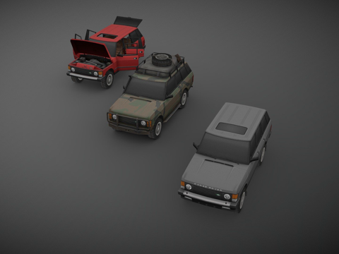  年路虎揽胜经典版V23d模型 