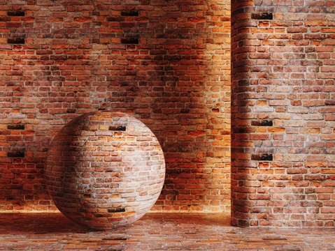  现代砖墙 红砖墙 仿古砖墙 文化砖墙 工业砖墙3d模型 