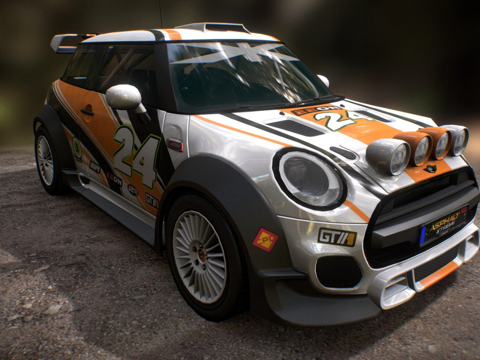  迷你约翰·库珀作品版3d模型 