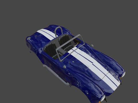  谢尔比眼镜蛇3d模型 