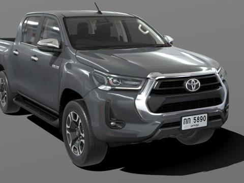  丰田海拉克斯Revo预跑版2021款3d模型 