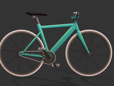  自行车 ^^3d模型 