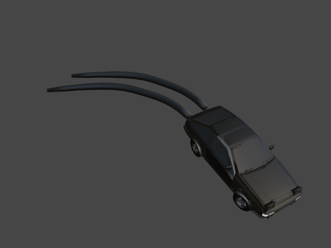  特鲁埃诺熊猫 AE86 漂移3d模型 