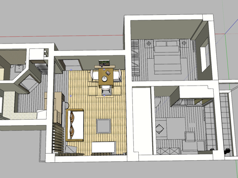 家装 家装方案 室内设计 模型su模型