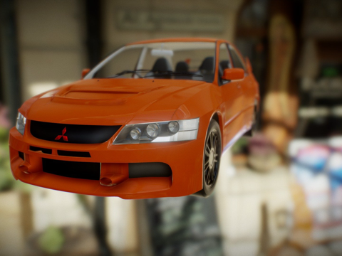  三菱蓝瑟翼豪陆神IX3d模型 