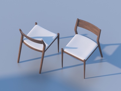  椅 椅子 会议椅 培训椅 餐椅3d模型 