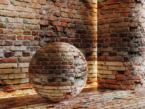  现代砖墙 红砖墙 仿古砖墙 文化砖墙 工业砖墙3d模型 