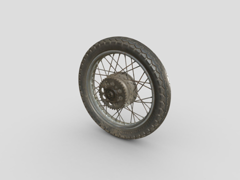  摩托车轮 - 阿泰克伊娃三维扫描3d模型 