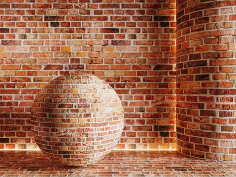  现代砖墙 红砖墙 仿古砖墙 文化砖墙 工业砖墙3d模型 