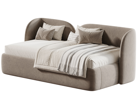  双人沙发3d模型 