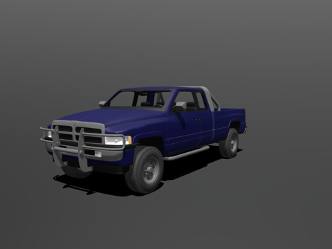  道奇公羊15003d模型 