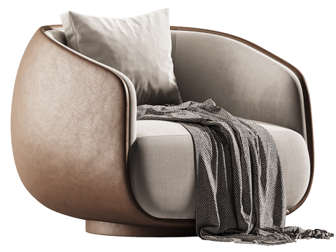  单人沙发3d模型 